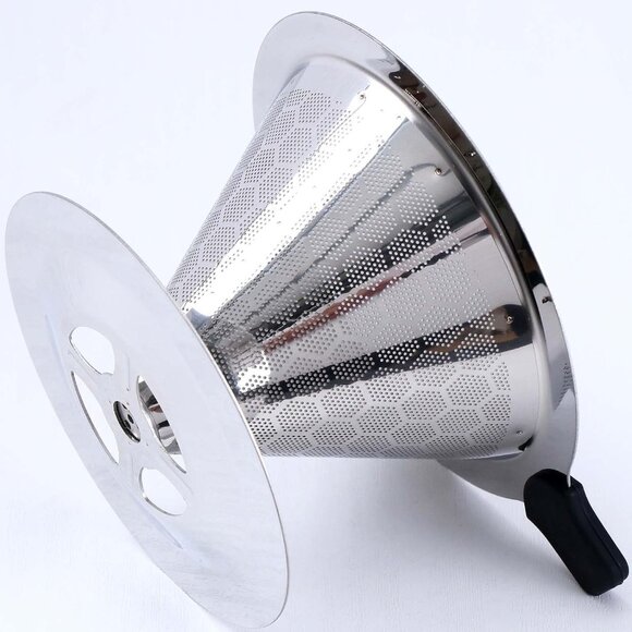 Premium Honey Comd Stainless Steel Pour Over Coffee Dripper 1-2 Cup Hiking1 Pack - Picture 8 of 8